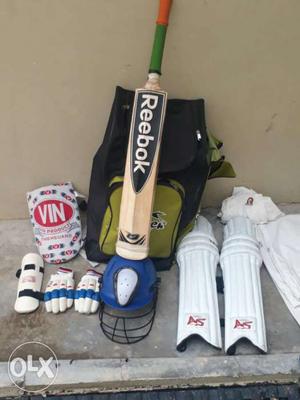 Cricket kit with clothes