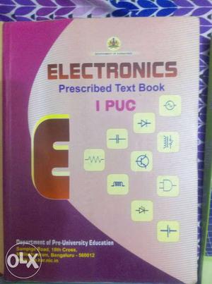 Electronics Text Book And Lab Manual For 1st Puc