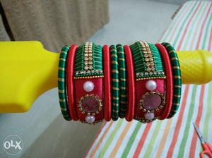 Green And Red Bangles