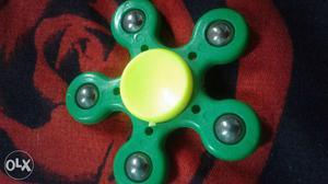 Green fidget hand spinner