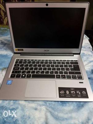 Grey Acer Laptop Computer