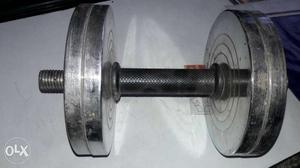 Grey Adjustable Dumbbell