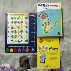 Grolier Logico Primo fun learning books. Set of