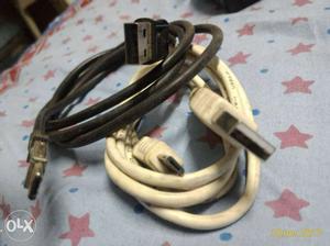 HDMI for 300rs 2 android data cables for 100 and