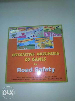 Interactive Multimedia CD Games On Road Safety Book