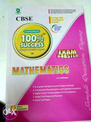 Mathematics Cbse 100% success sample questions papers for 1