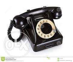 Old retro telephone available