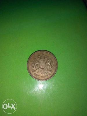 One pound American coin