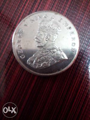  Original 8 anna nickel coin 7.77 grams.