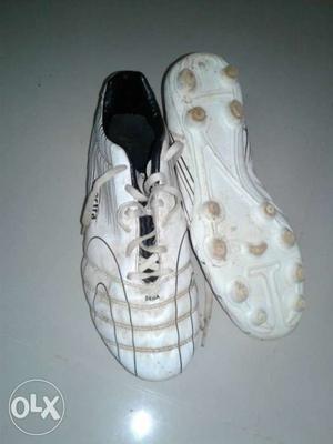 Pair Of White boot size 8