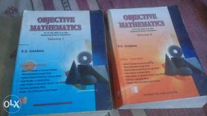 RD Sharma Objective Mathematics for IIT JEE (VOL1 and VOL2)