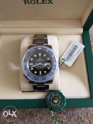 Rolex GMT Master II Black/Blue New with Seals