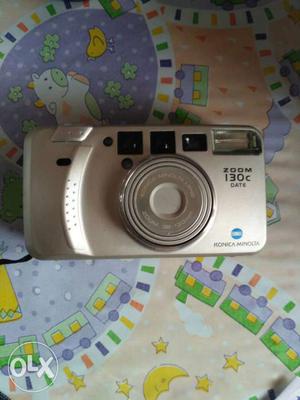 Silver Point And Shoot Camera