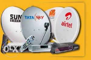 Tata Sky,Airtel DTH Videocon d2h and all dish fiting Signals