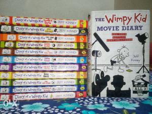 The Wimpy Kid Movie Diary Book Series Lot