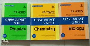 Three CBSE AIPMT & NEET Textbooks
