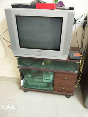 Tv with table and videocon d2h