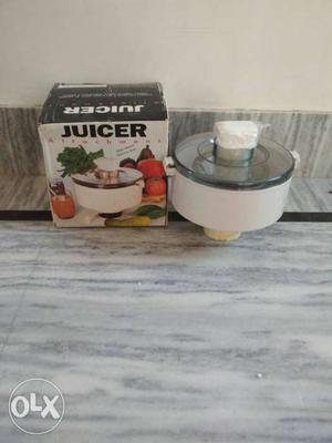 White Juicer With Box