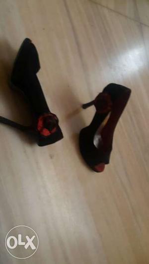 Women's Pair Of Black Heels