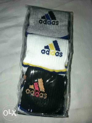 100% New Adidas Multicolor Socks. if you