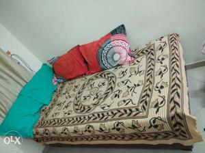 3*6 dewan bed with box storage with mattress
