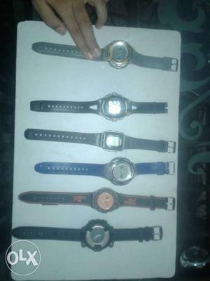 6 kids watches. All for 300 only. minor repairs