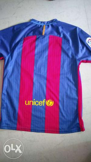 Barcelona official jersey size L with fifa batch