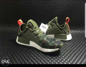 Black-and-green Camouflage Adidas NMD