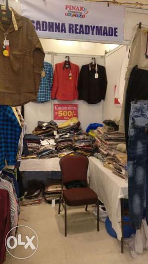 Bluck ready made clothes for men. Whole salers welcome