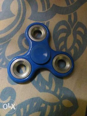 Blue Three-blade Fidget Spinner
