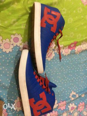 Blue-and-red DCSHOECOUSA Sneakers