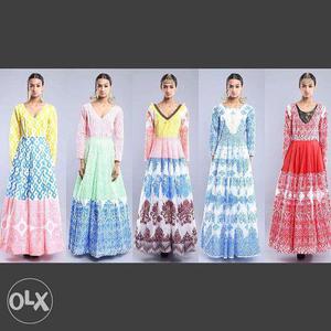 Brand New Designer Anarkali dresses.Rs.