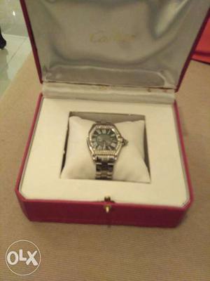 Cartier Roadster, diamond watch, works perfectly