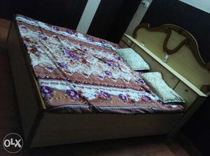 Double bed with foam matters average condition