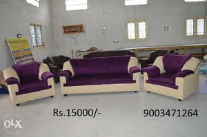 Fabric Sofa Set