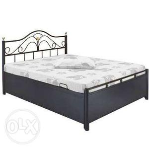 Full metal double bed box