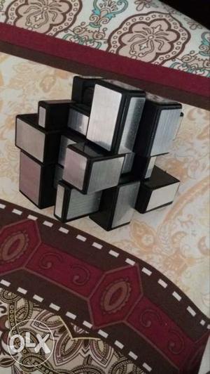 Gray-and-black Steel Cube Containers