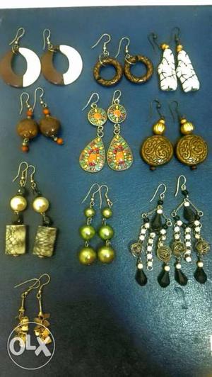 Handcrafted 10 Thai Earrings