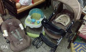 Imported Pram, Rocker, and walker all three for sale. Going