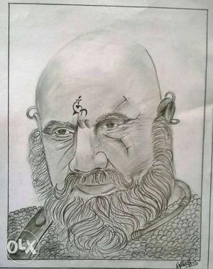 Kattap's sketch. A character from bahubali
