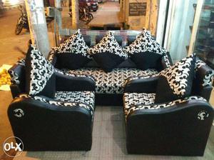 Latest design fabric sofa set 5 seater.