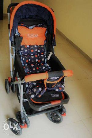 LuvLap Baby Stroller Pram Sunshine Orange