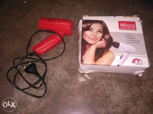 Micro hair dryer,new condition 1week used