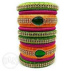 New silk thread bangles size 2.6 and 2.4