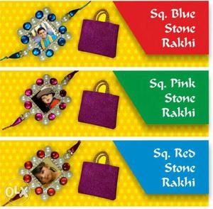 Photo print on rakhi with your choice