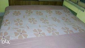 Pink And White Floral Bedspread