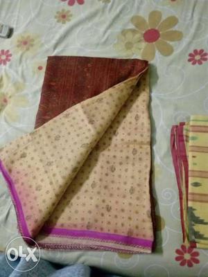 Pure and Simple Cotton Sari
