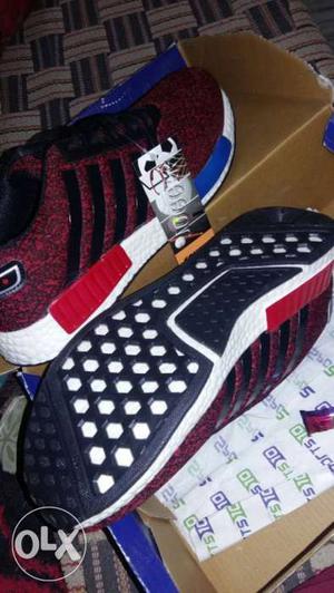 Red-and-black Adidas NMD In Box