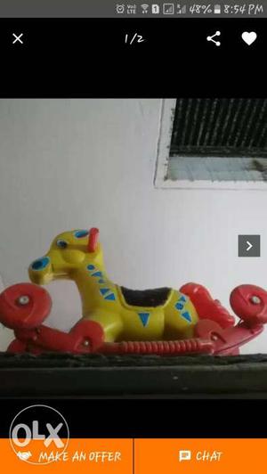 Rocking horse for kids ride