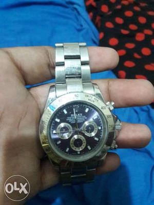 Rolex silver edition 1 year used